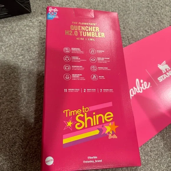 Barbie Stanley 40 oz Time to Shine - Picture 3 of 5